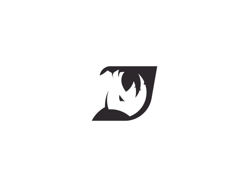 独角力量！20款犀牛元素Logo设计