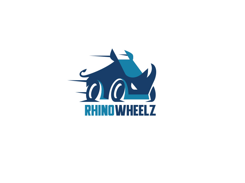 独角力量！20款犀牛元素Logo设计