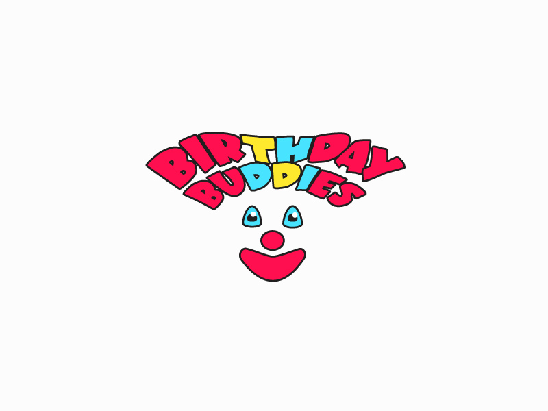 马戏演员！36款小丑元素Logo设计