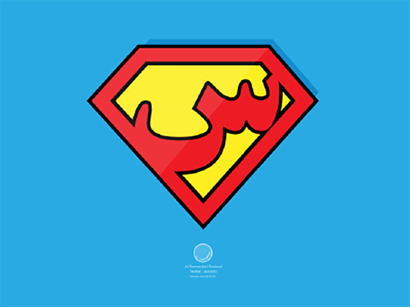漫画经典！50款超级英雄元素Logo设计
