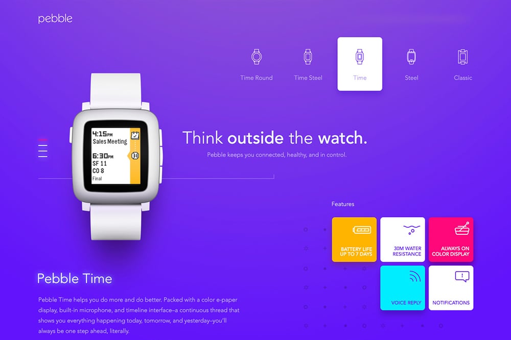 时间机器！18个手表产品Banner设计