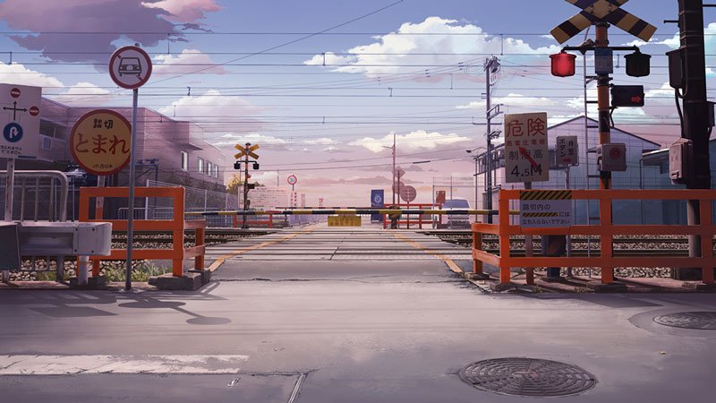 让人着迷的动画感风光建筑插图
