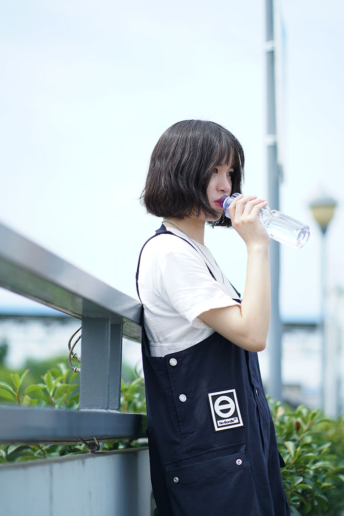 清爽出街！背带裤小清新
