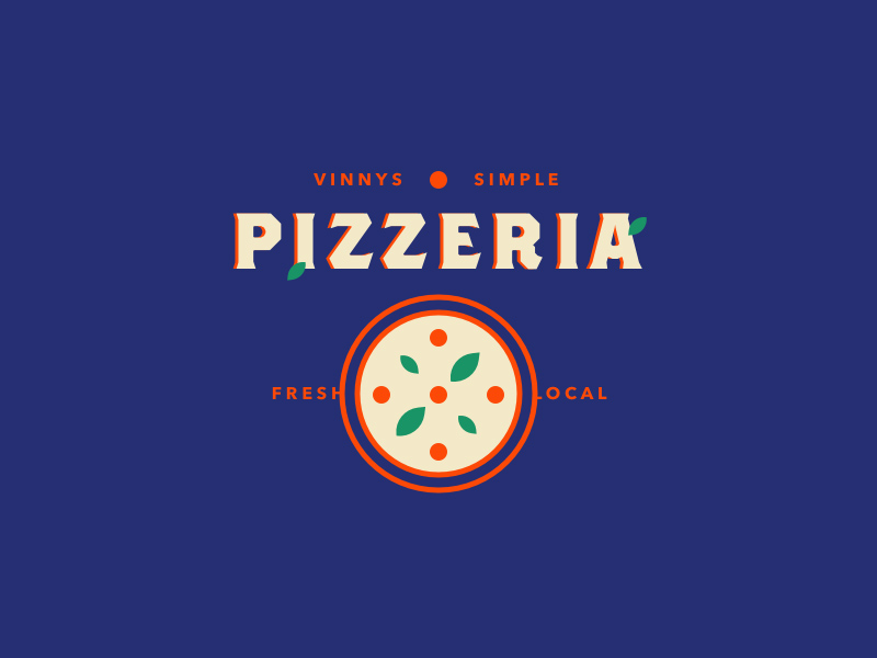 快餐美食！24款披萨元素Logo设计