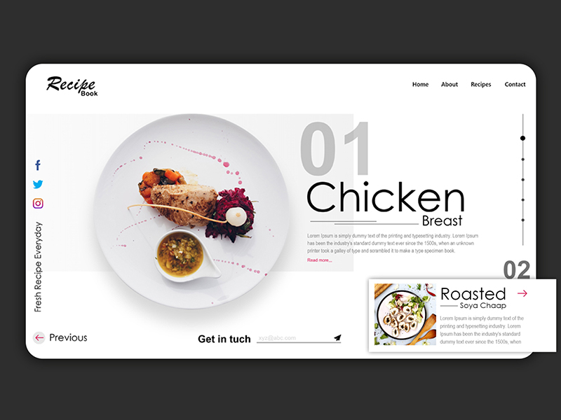 美食有出处！12组餐厅网页设计