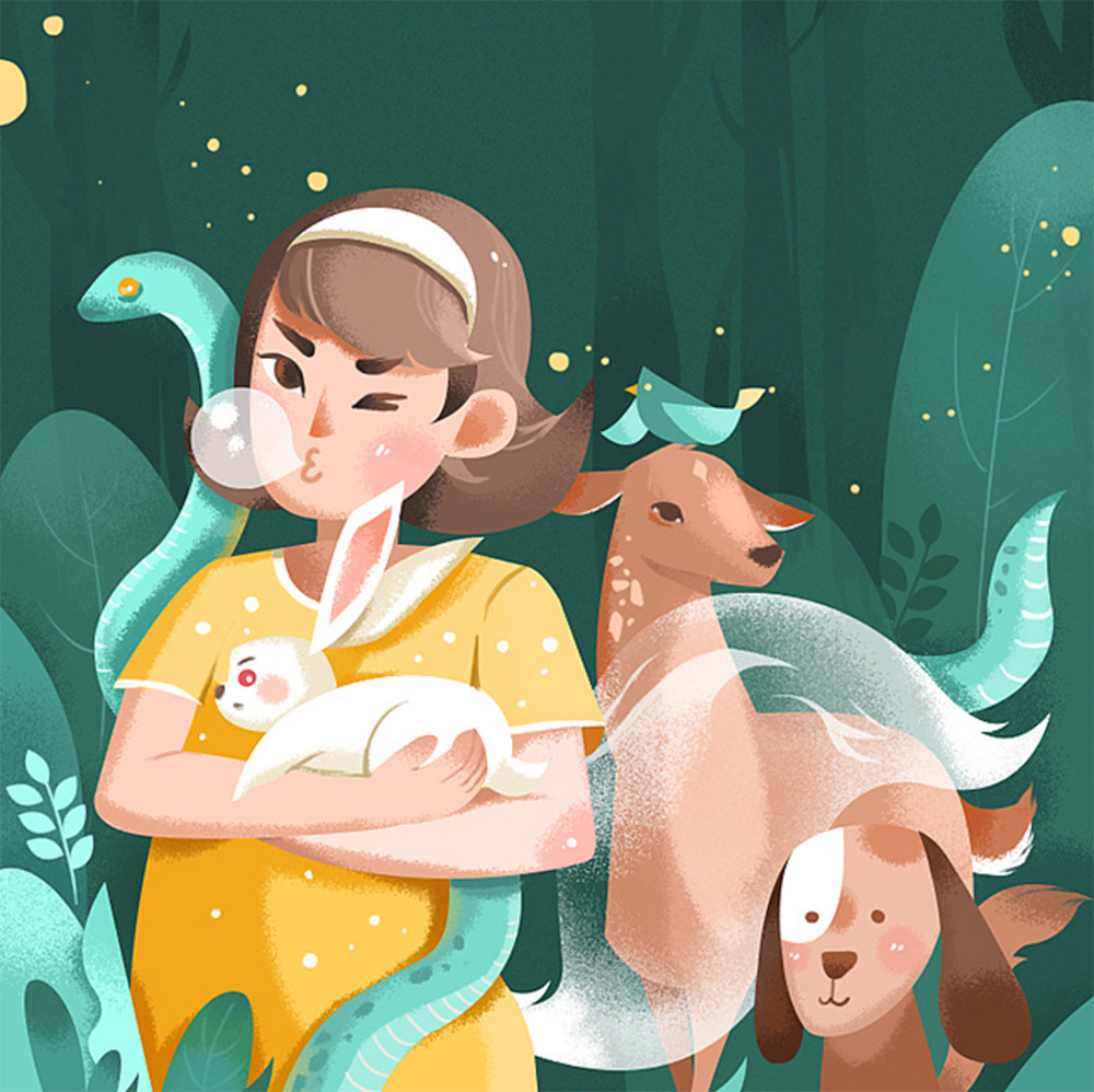 7年经验的资深插画师，总结了一套万能配色方法！