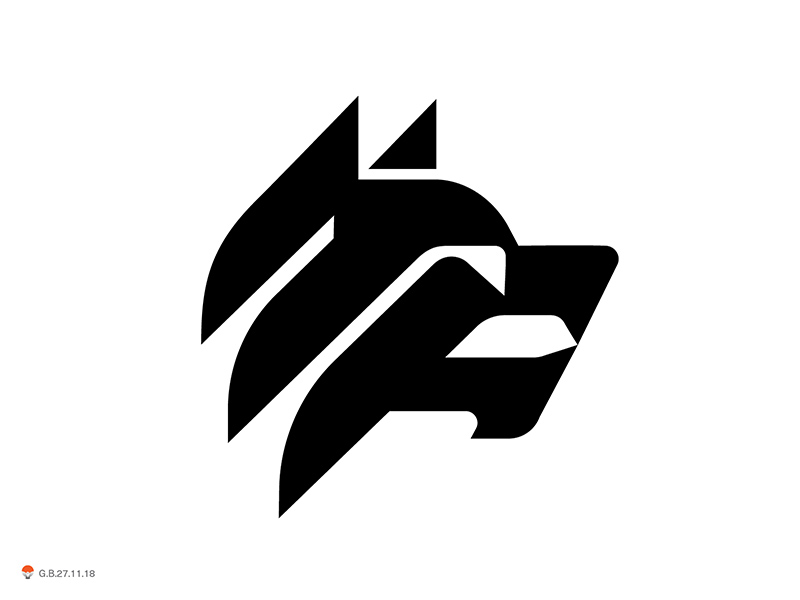 凶猛掠食者！20款野狼元素Logo设计