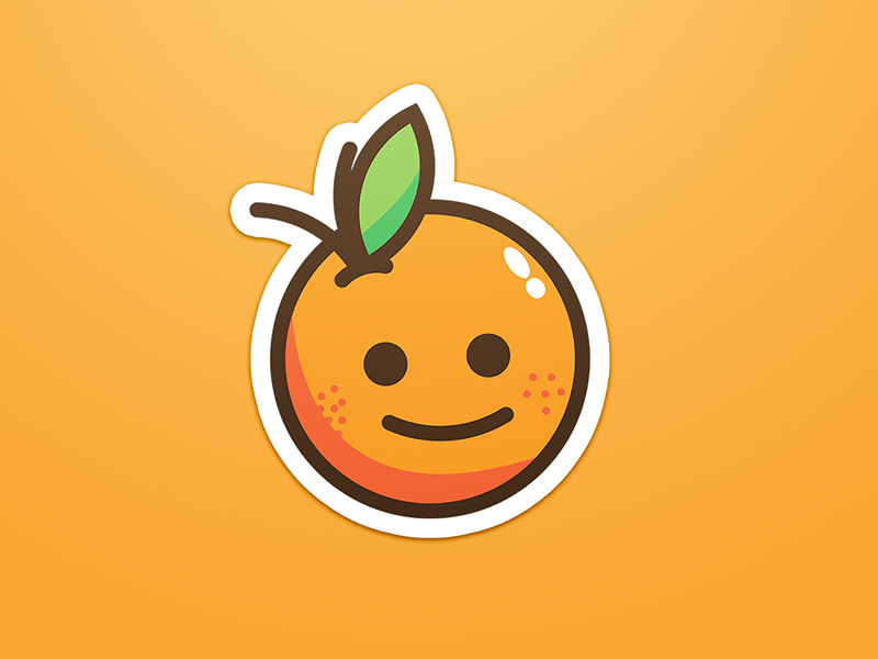 酸甜Juicy！20款橘子元素Logo设计