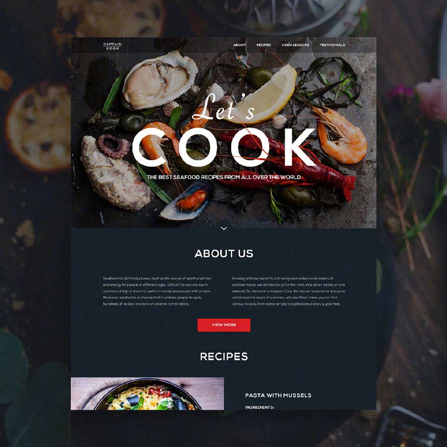 美食类网页该如何设计？