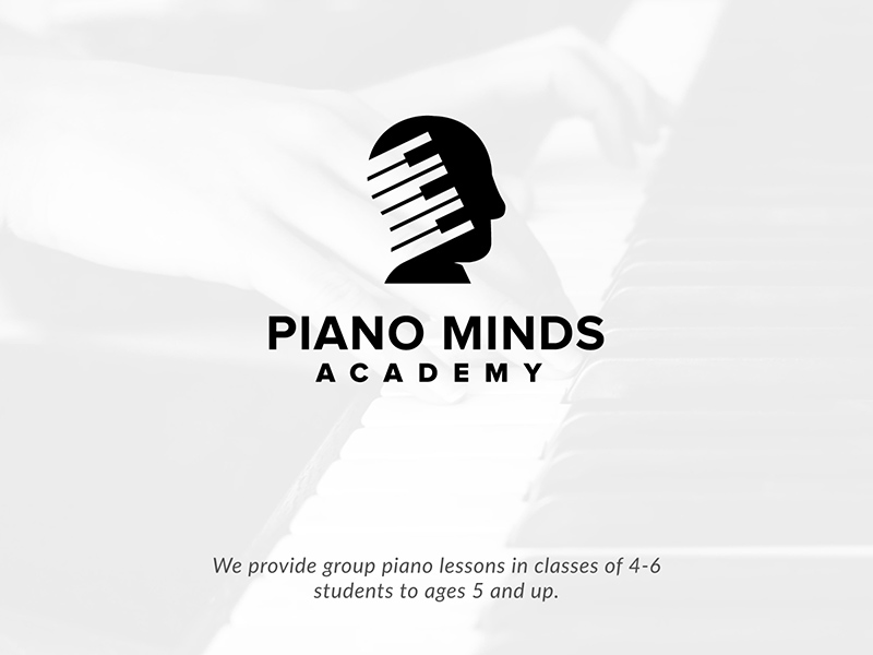 黑白琴键！26款钢琴元素Logo设计