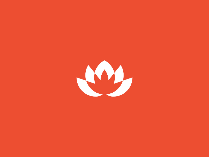 出水芙蓉！16款荷花元素Logo设计