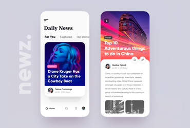 新闻大放送！12组新闻app界面设计灵感