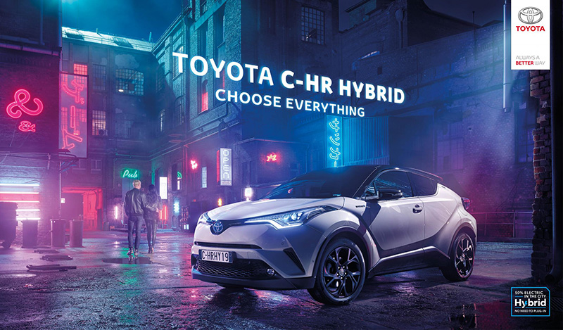 酷炫不已！Toyota汽车产品海报设计