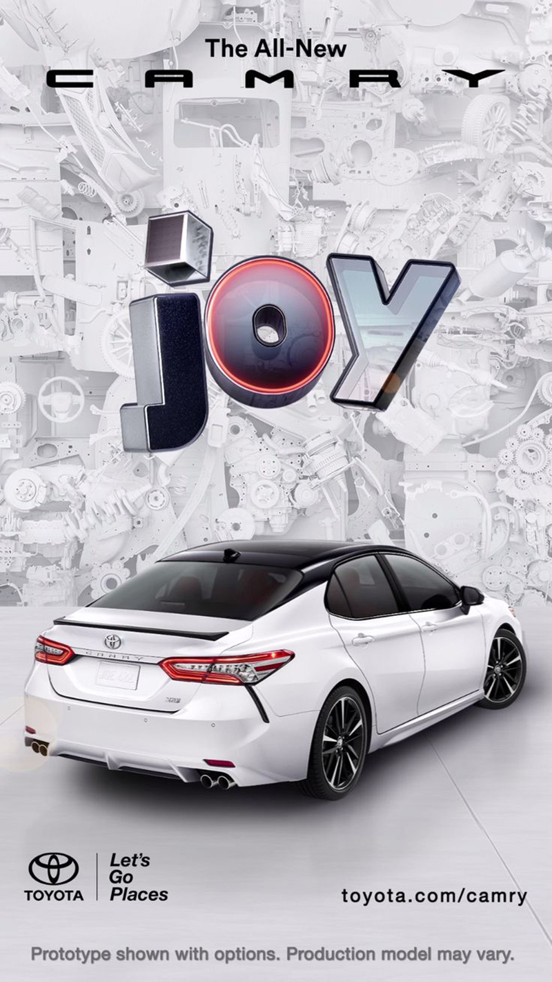 酷炫不已！Toyota汽车产品海报设计