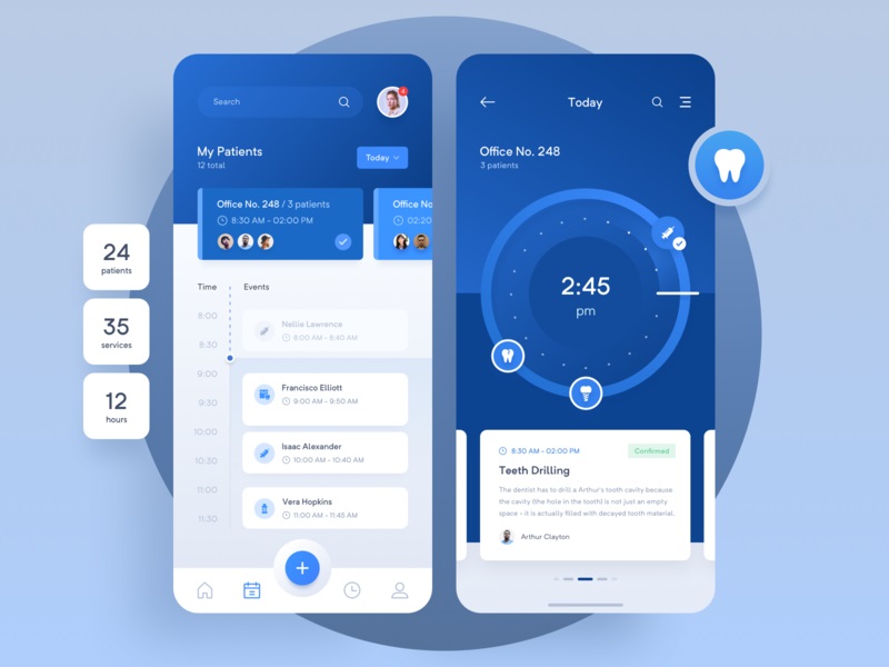 健康生活！12组医疗应用APP界面设计灵感