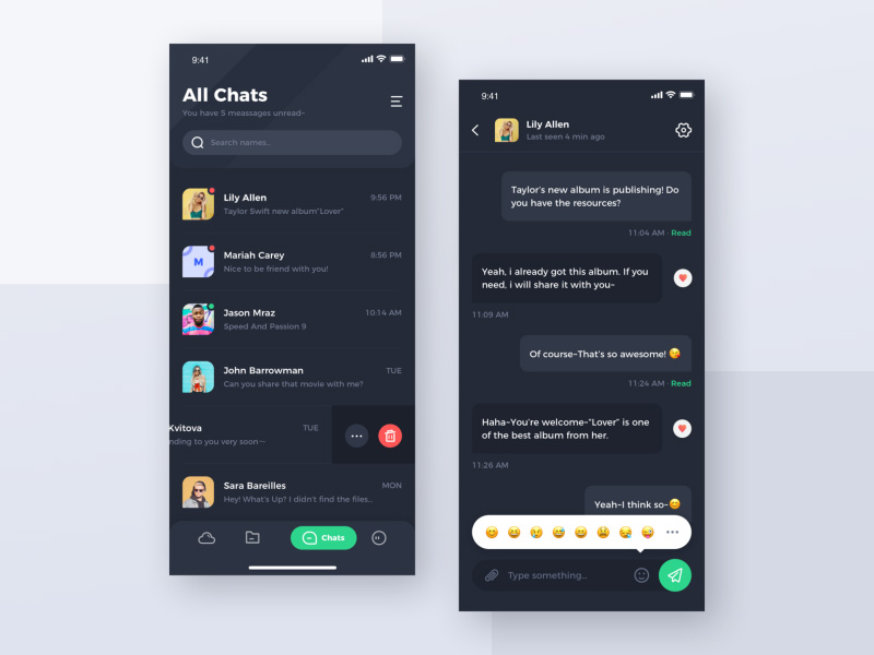 社交生活！12组社交聊天App界面设计灵感