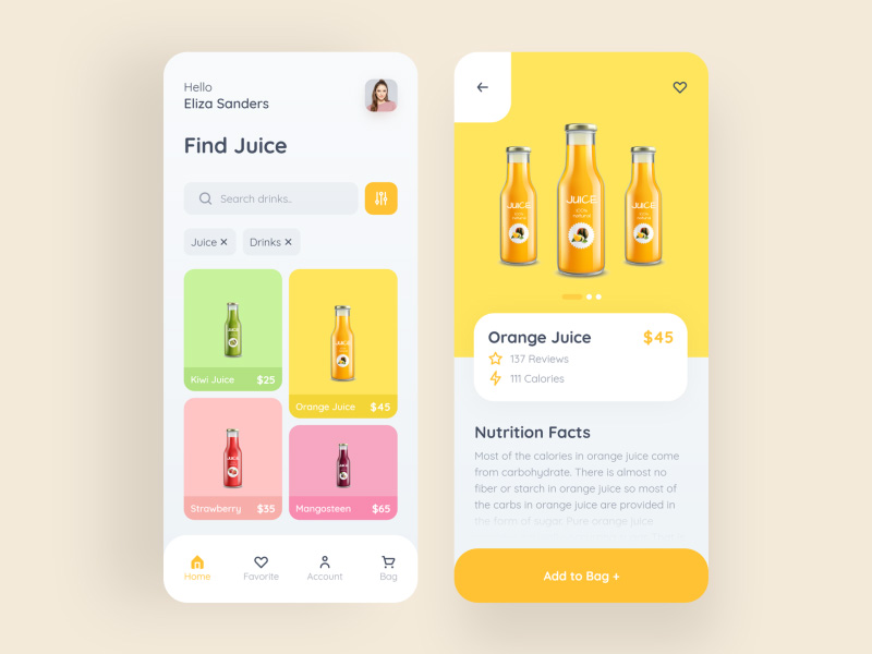 12组关于饮品店铺App界面的设计探索