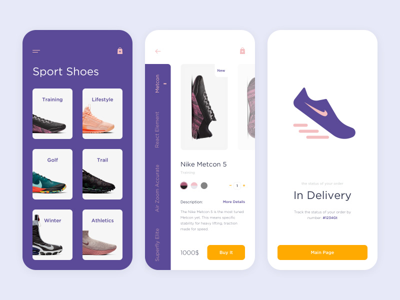 12组关于鞋店App界面的设计探索