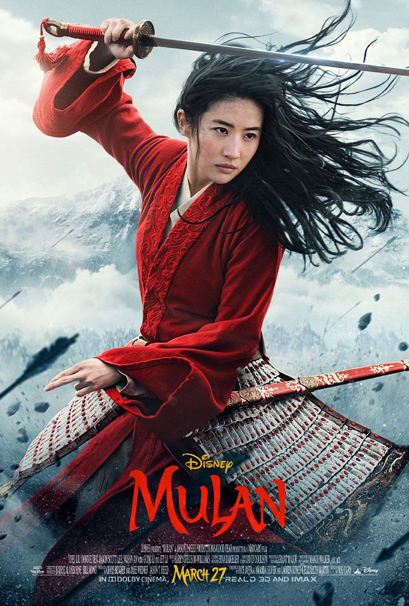 电影《花木兰》正式版+角色版海报
