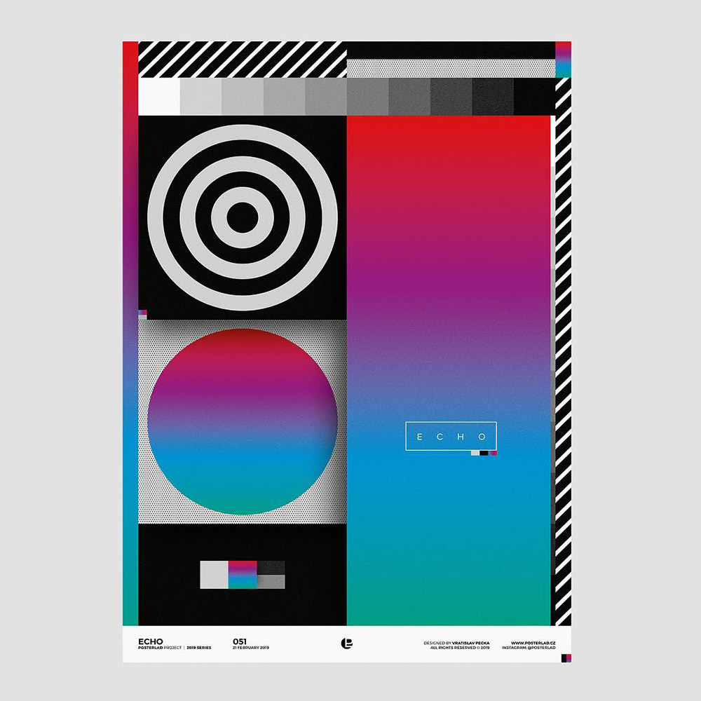 20款PosterLad的创意圆形构成海报