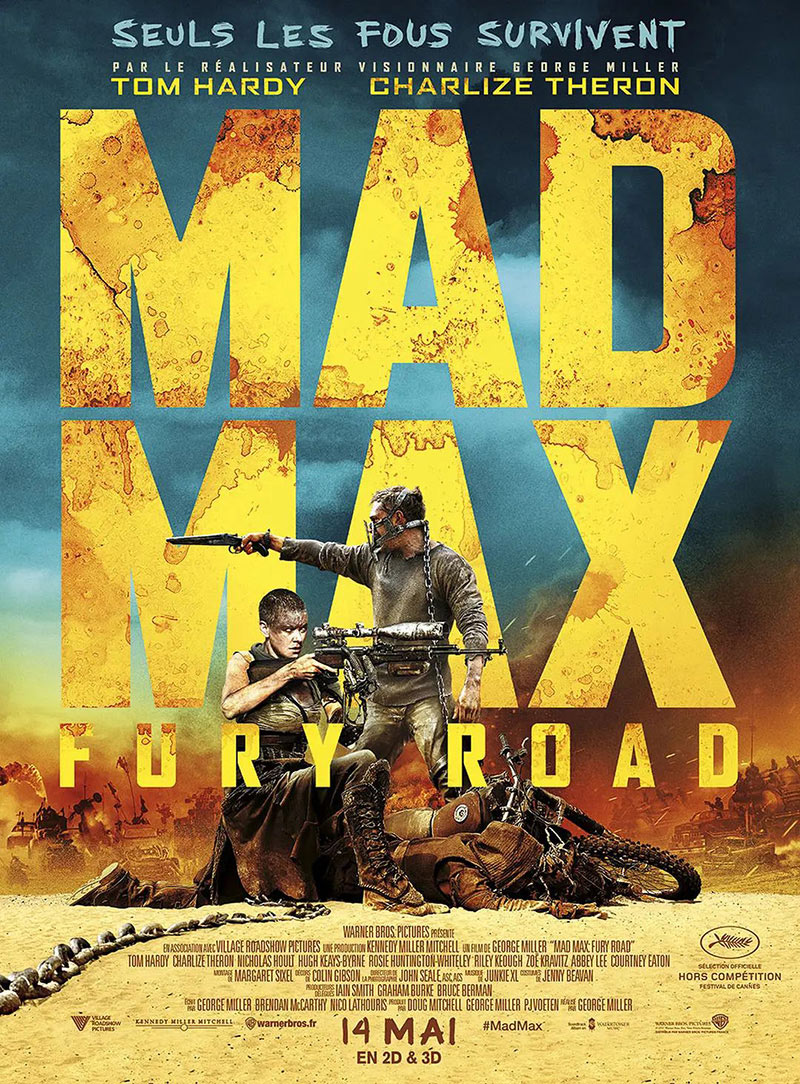 《疯狂的麦克斯4：狂暴之路》预告版+正式版海报