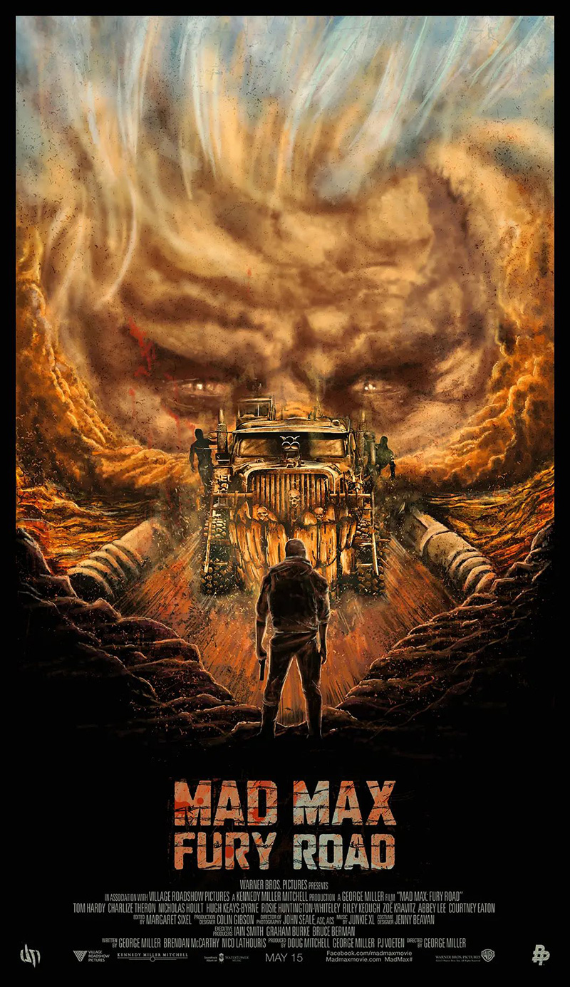 《疯狂的麦克斯4：狂暴之路》艺术海报设计