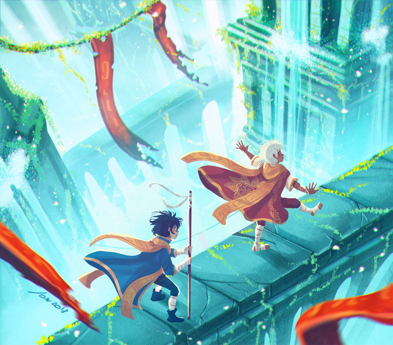 奇幻冒险！12款概念插画设计