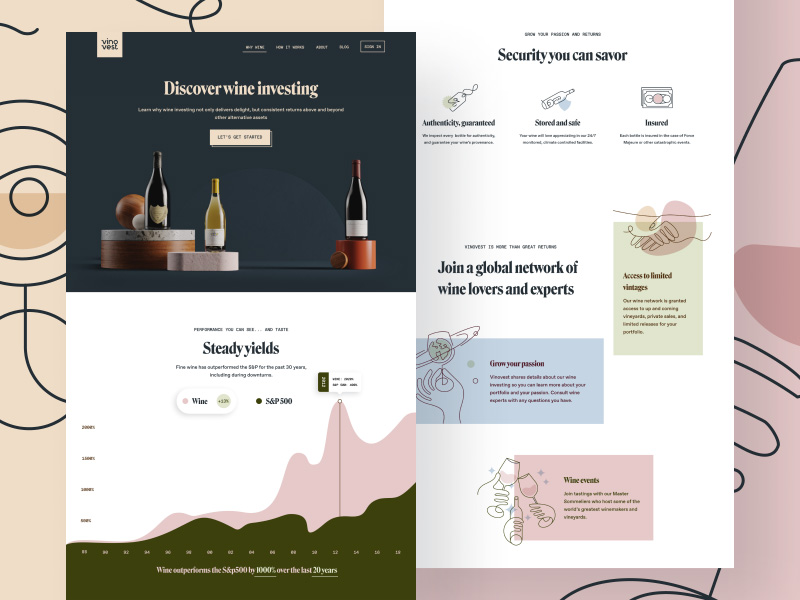 「品」质生活！12组关于酒的品牌网页界面设计