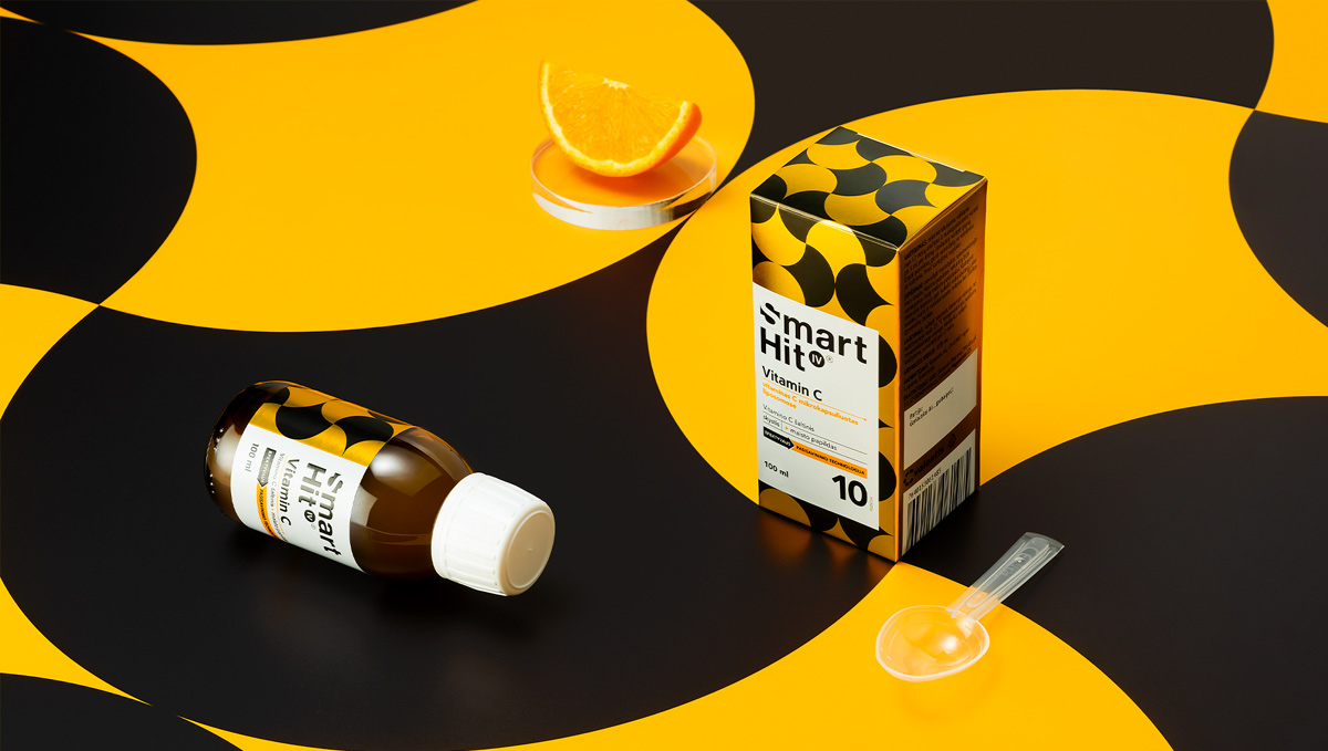 视觉刺激！维生素品牌VI设计