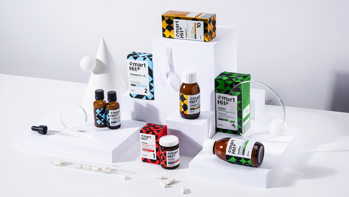 视觉刺激！维生素品牌VI设计