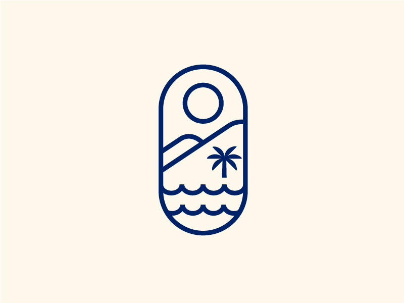 碧波无垠！26海洋元素Logo设计