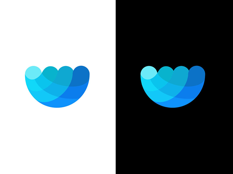 蓝色海浪！26海洋元素Logo设计
