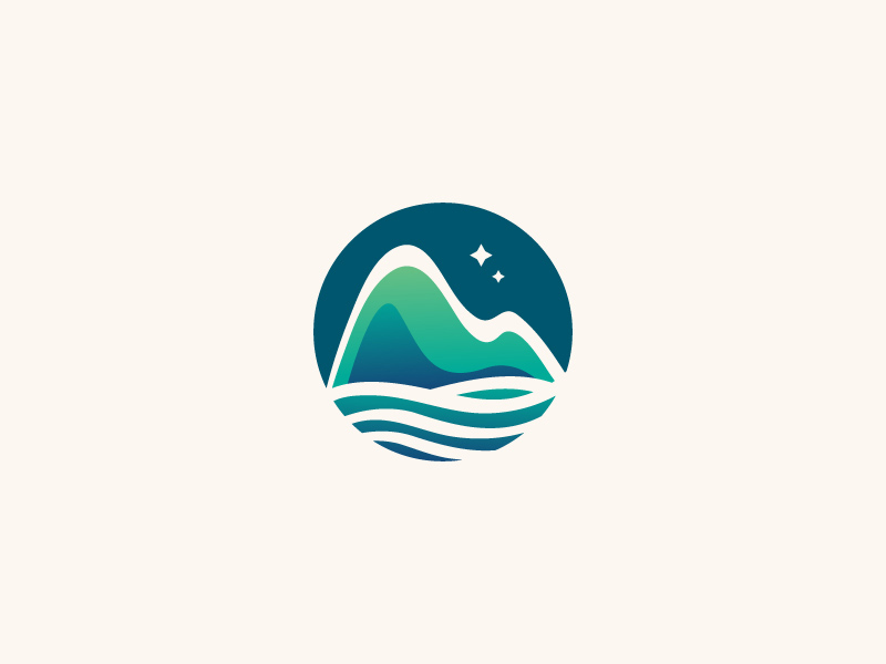 蓝色海浪！26海洋元素Logo设计