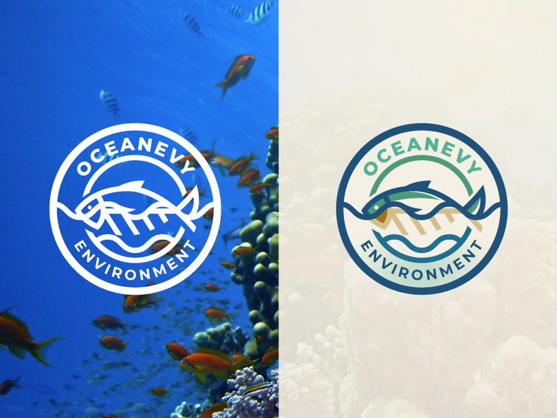 蓝色海浪！26海洋元素Logo设计