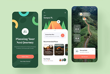 12款界面舒适友好的旅游类App设计