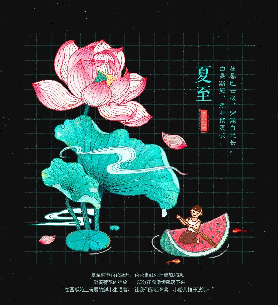 24张京东生鲜节气海报设计