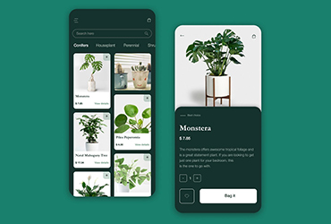 绿色生命力！12组绿植购买App界面设计