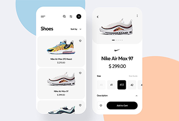 12组运动鞋购物App界面设计