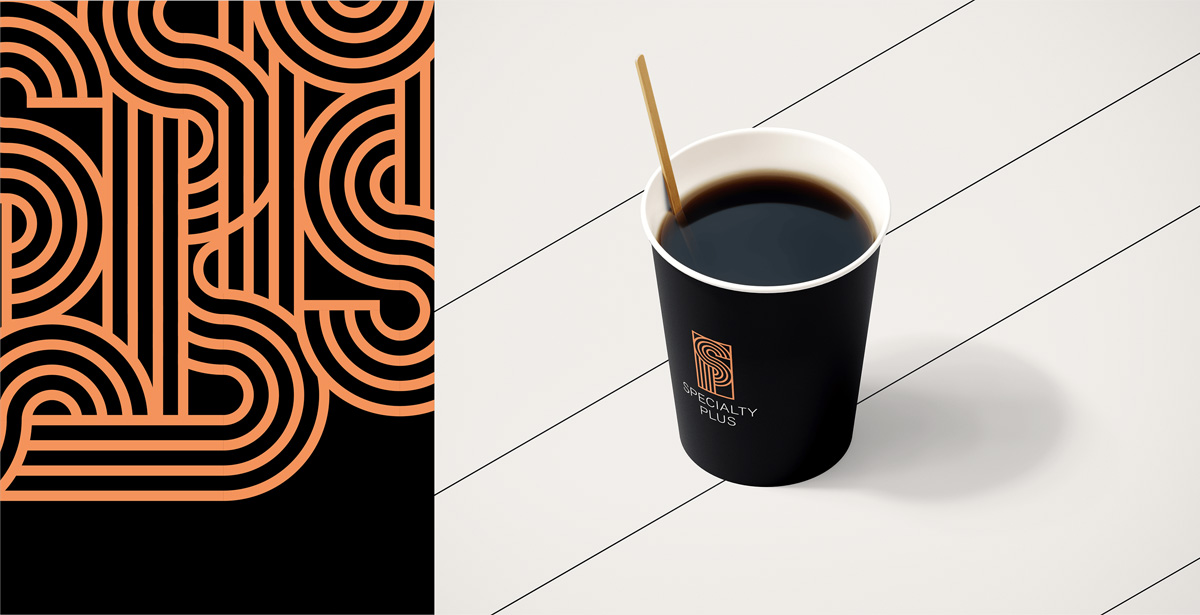 线条结合！咖啡品牌VI设计