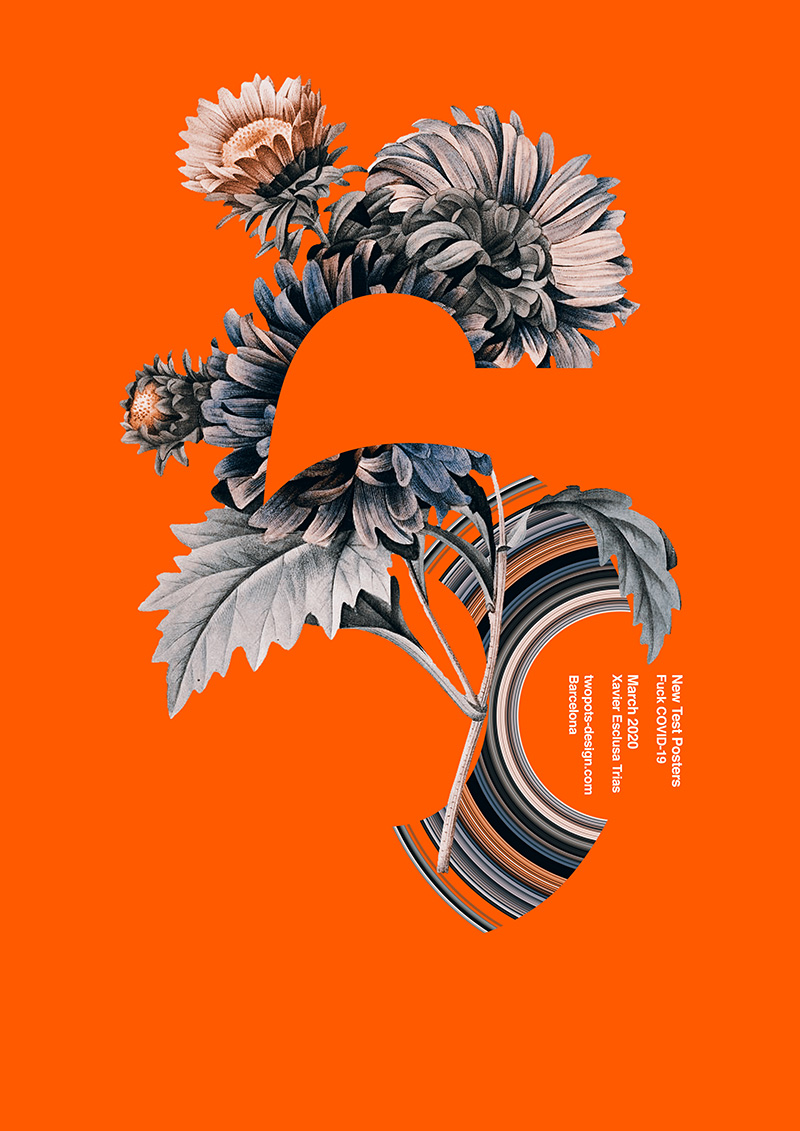 14款Xavier Esclusa Trias花卉主题海报