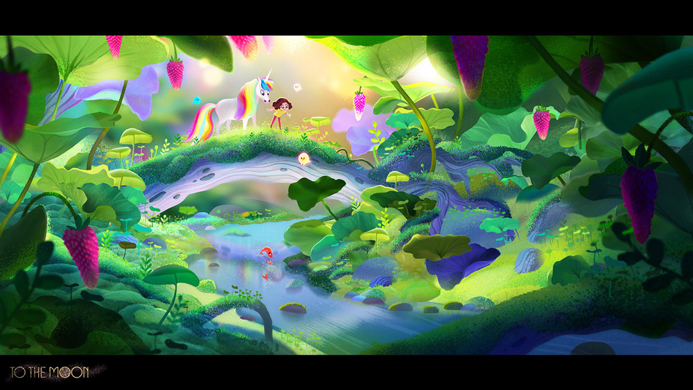 9款充满神秘和童话色彩的动物和森林插图