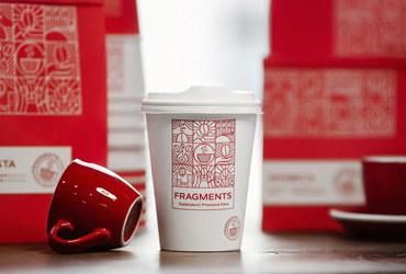 红色的新鲜感！咖啡品牌VI设计