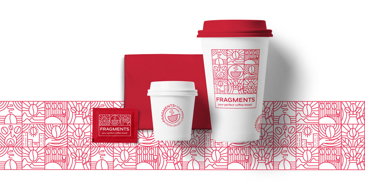 红色的新鲜感！咖啡品牌VI设计