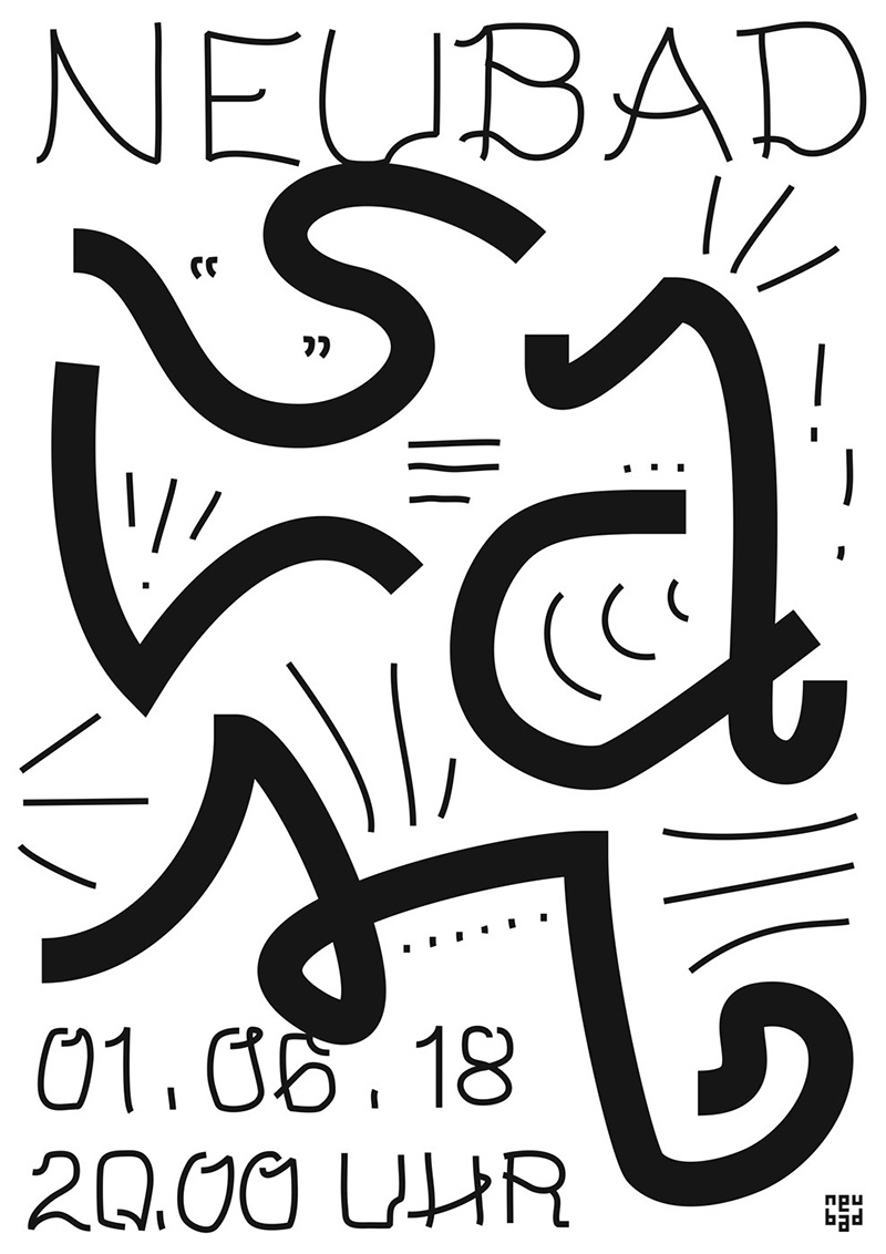 Anders Bakken字体海报设计