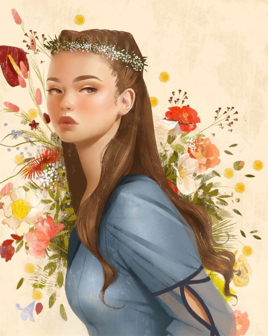 14款纯净时尚的潮流女生插图