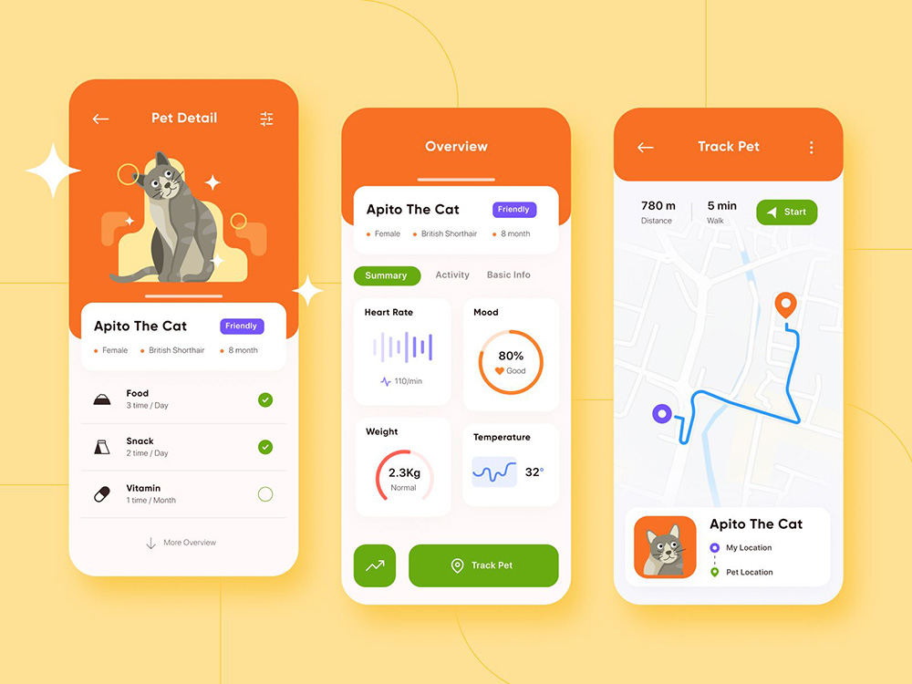 12组宠物主题App界面设计