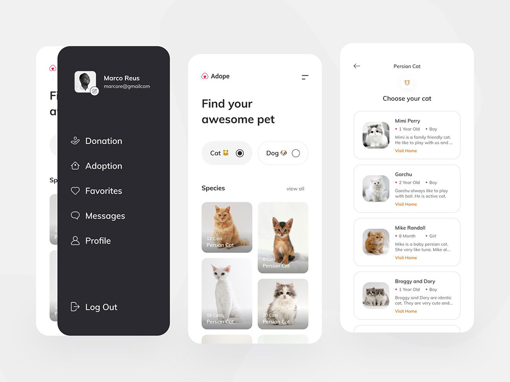 12款宠物相关的App界面设计