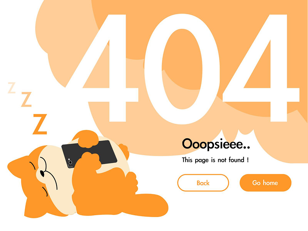 可爱到犯规！12款404页面设计