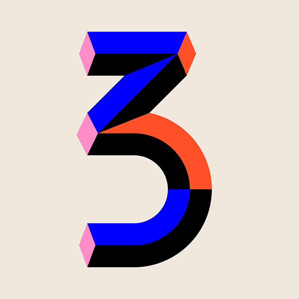 字母数字！36款趣味创意字体设计