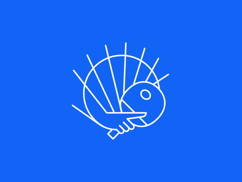生命魅力！20款单色动物Logo设计